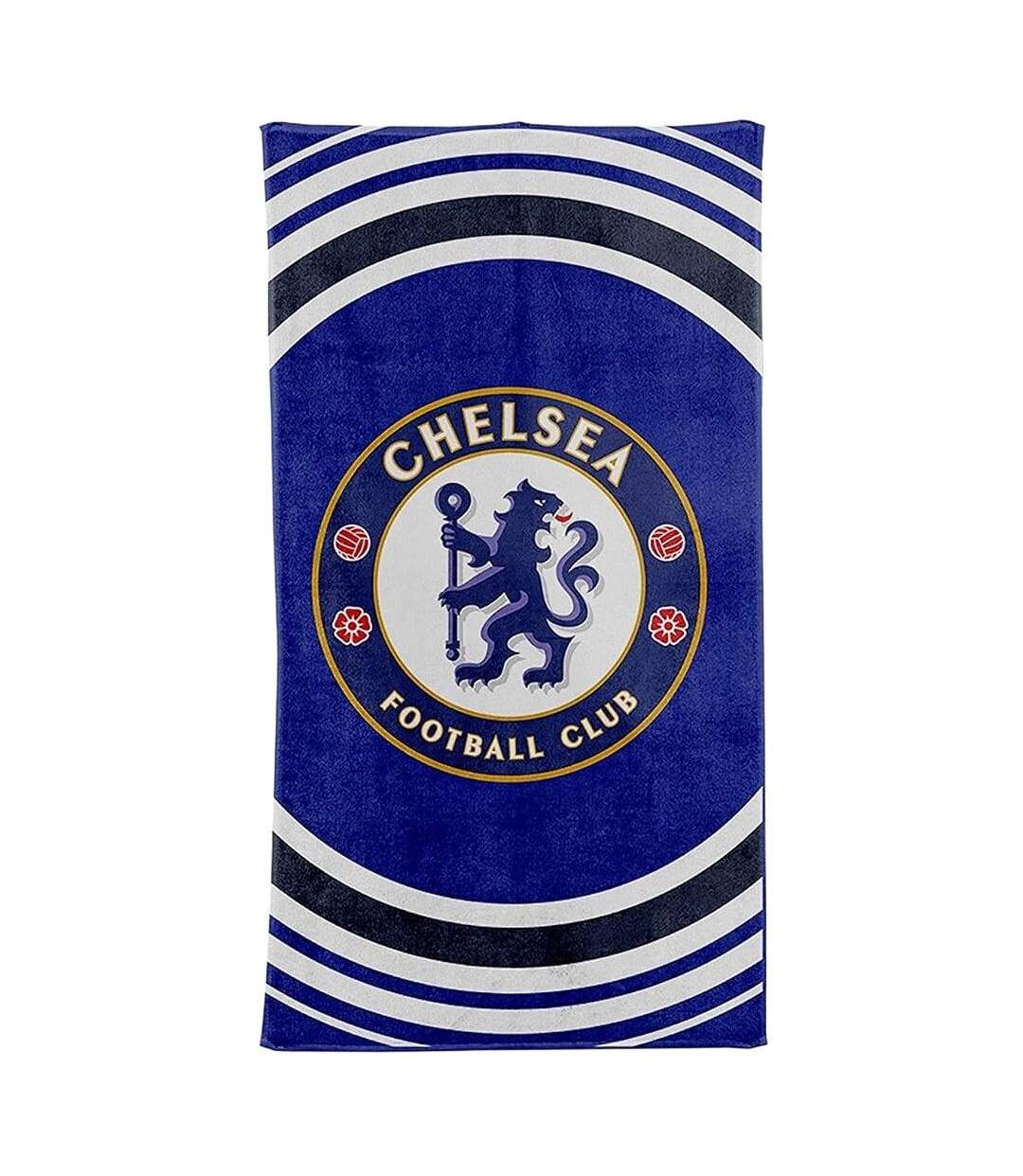 CHELSEA serviette de plage bleu sport zone 140x70cm-1