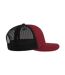 Casquette Trucker Motif/style 6 Panneaux Sonic-s Adulte Bordeaux Noir Atlantis Headwear-4
