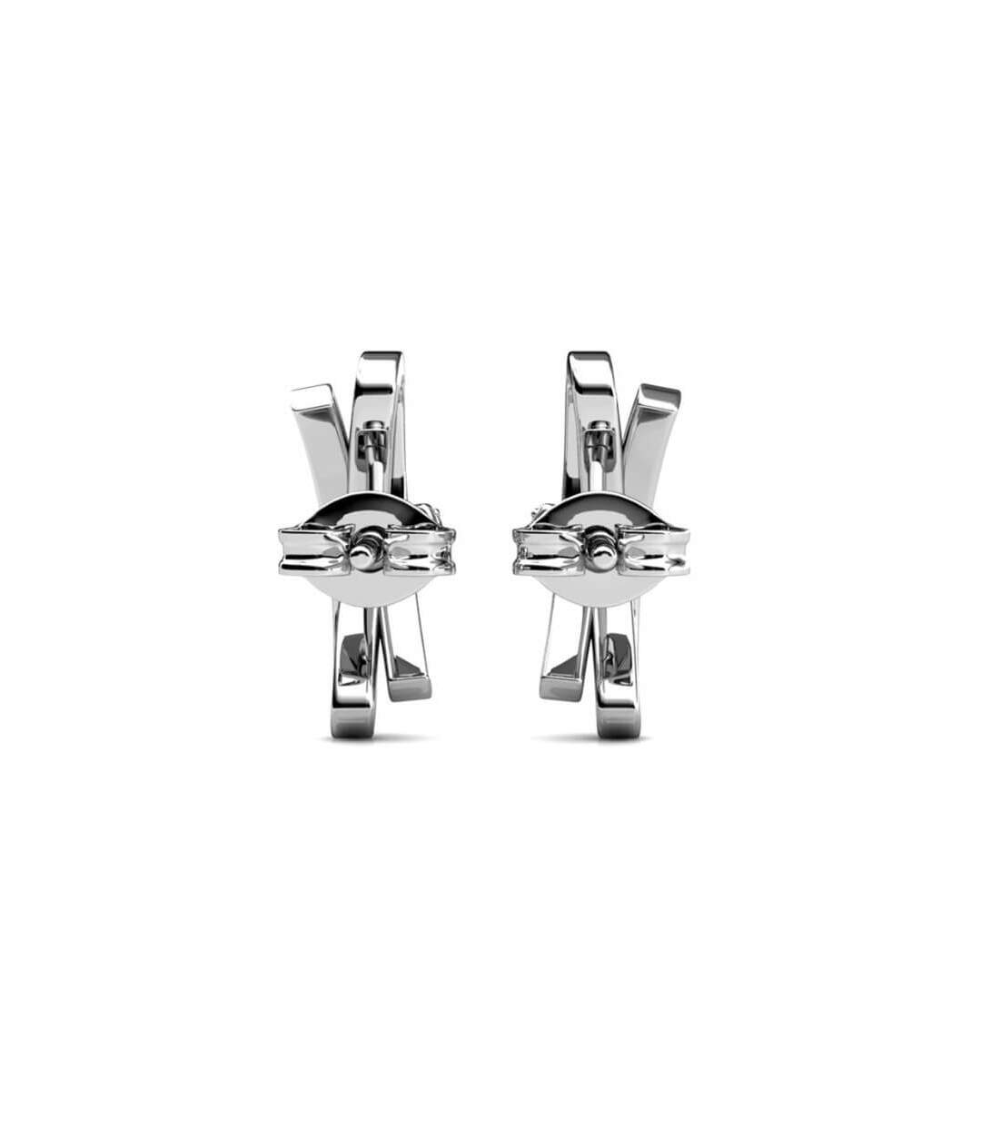 Boucles d'oreilles Luminous Bow, Cristal d'Autriche-5