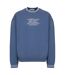 Mens Graphic Print Drop Shoulder Relaxed Fit Sweatshirt Steel Blue Jack Wills-1