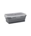 Kolapso silicone collapsible lunch box one size stone grey MidOcean-1