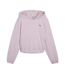 Sweat à capuche mauve femme puma studio foundations - m-1