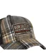 Casquette baseball avec filet adulte en flannelle à carreaux Car Vondutch-4