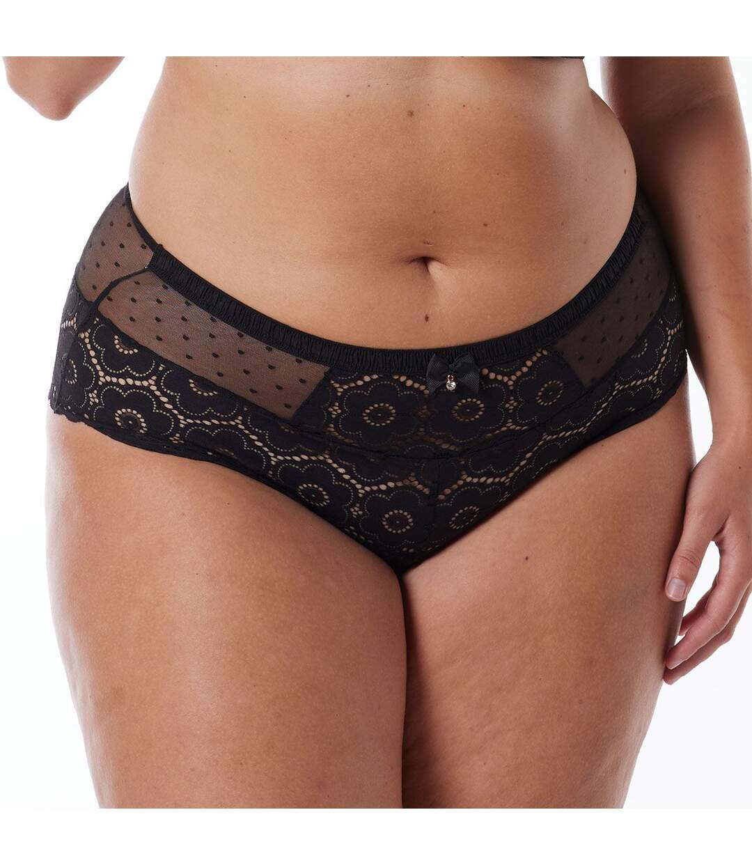 Shorty grande taille noir Affinité