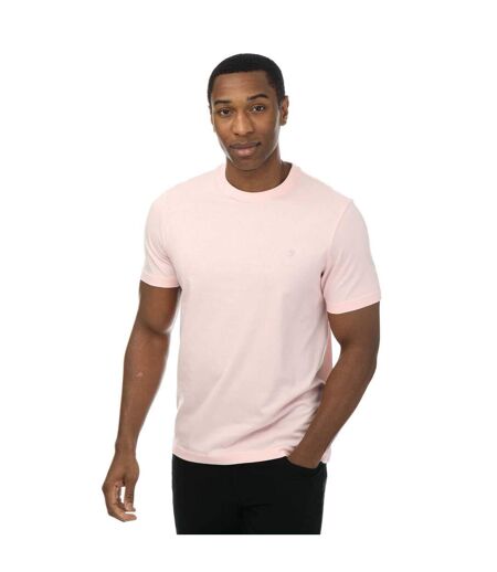 Mens Eddie Crew Neck T-shirt Rose Farah