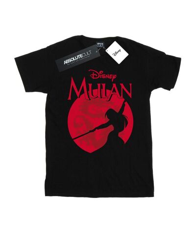 Disney - T-shirt MULAN DRAGON SILHOUETTE - Femme (Noir) - UTBI17786