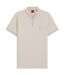 Mens Regular Short-sleeved Polo Shirt Grey Boss-1
