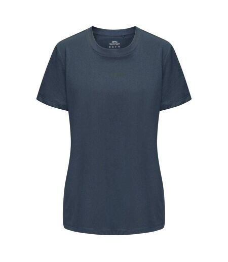 T-shirt Entraînement Femme Bleu Nuit Slazenger