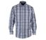 Chemise à carreaux Homme en Flanelle de Coton CH2003A Bleu/Gris (Challenger)-2