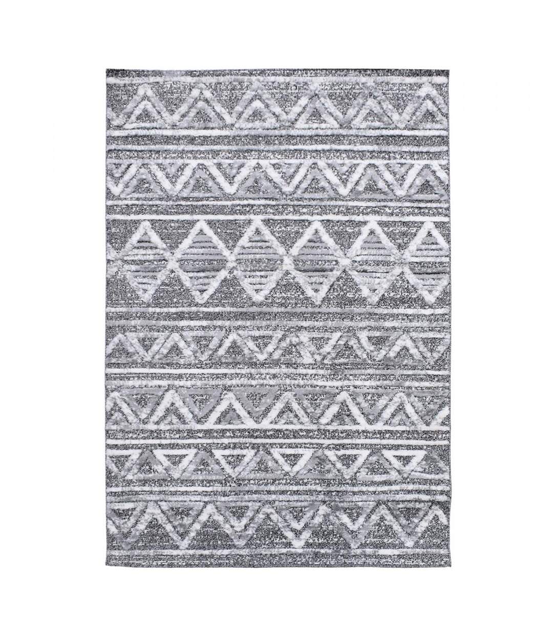 Tapis longs poils shaggy tissé motif berbère LANDA-1