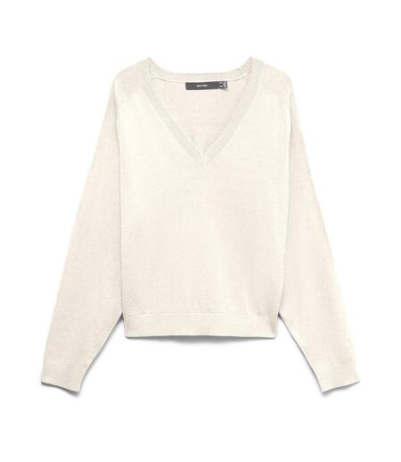 Pull beige femme vero moda holly karis