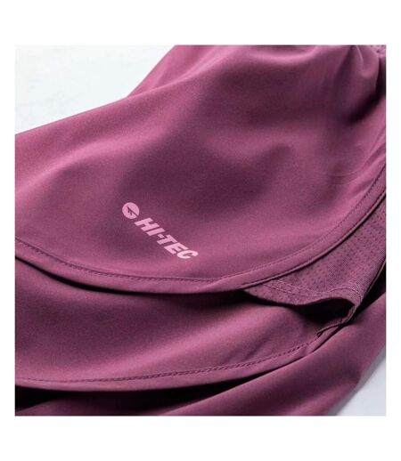 Short Laria Femme Amarante Mauve Rosé Hi-Tec