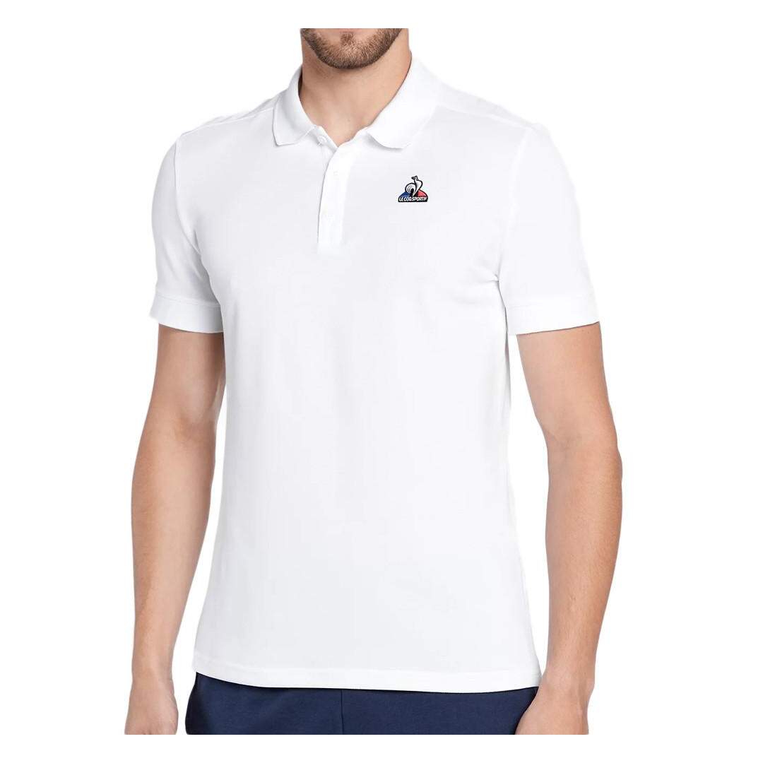 Polo Blanc Homme Le Coq Sportif Essential N°1 - M-1