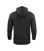 Mens Plain Full Zip Hoodie Black Printer-2