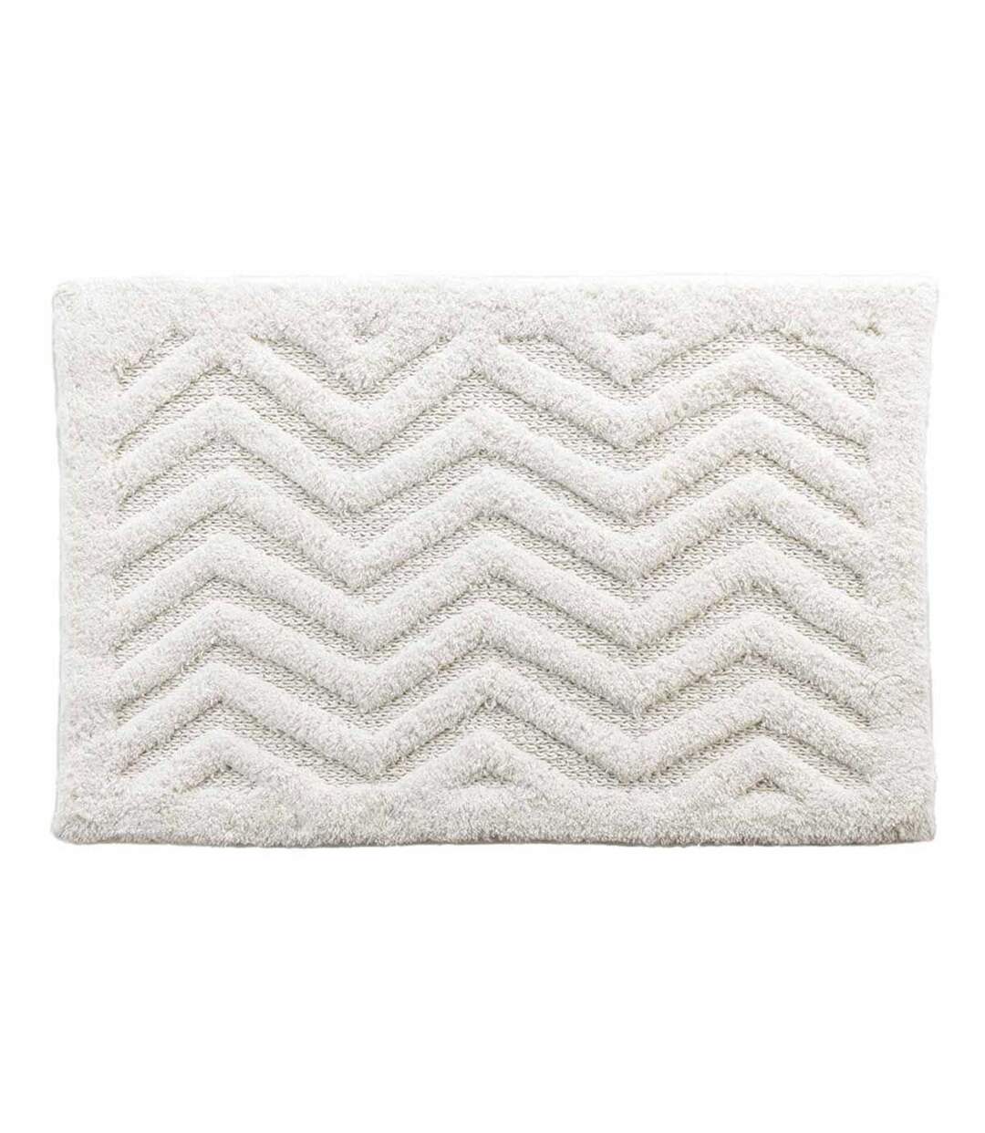 Tapis de Bain Jacquard Angelis 50x80cm Blanc-1
