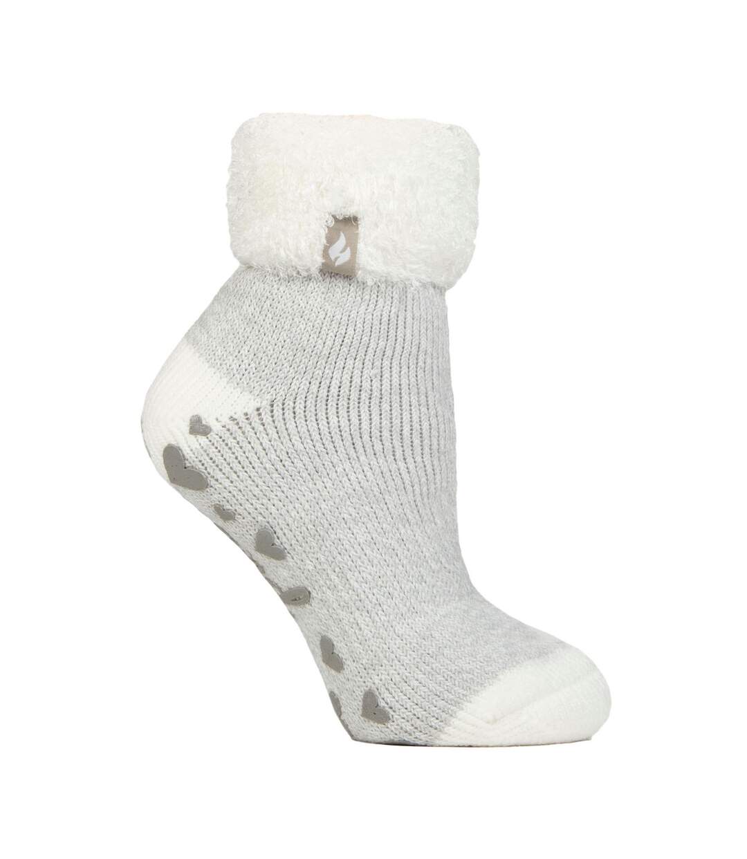 Chaussettes Femme Thermiques Basses Antidérapantes-1