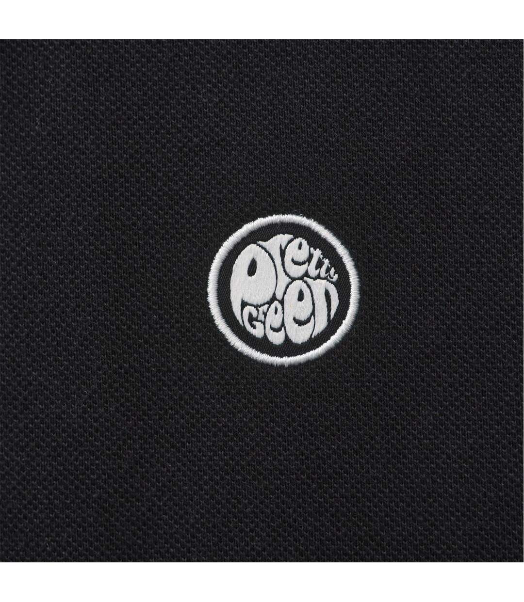 Polo Manches Courtes Barton Homme Noir Pretty Green-4