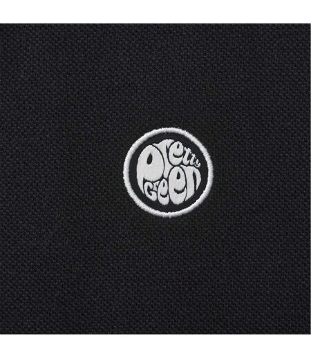 Polo Manches Courtes Barton Homme Noir Pretty Green