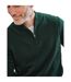 Mens Cashmere Zip Neck Jumper Dark Forest WoolOvers-3