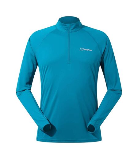 T-shirt manches longues trailblaze homme turquoise vif Berghaus