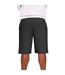 Casual Classics Mens Blended Core Ringspun Cotton Tall Oversized Shorts (Black) - UTAB591