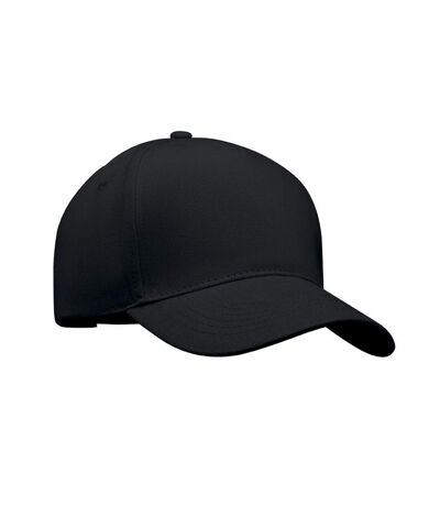 Singa 5 Panel Baseball Cap Black MidOcean