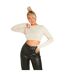 Pull Femme Beige Gris Missy Empire-1