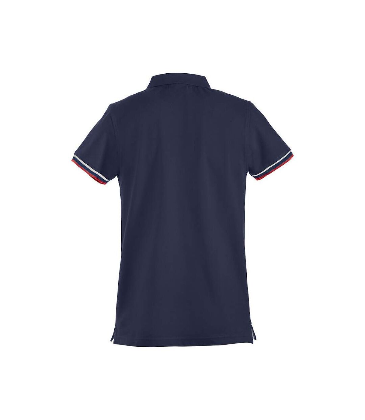 Clique Mens Newton Stripe Detail Polo Shirt (Dark Navy)