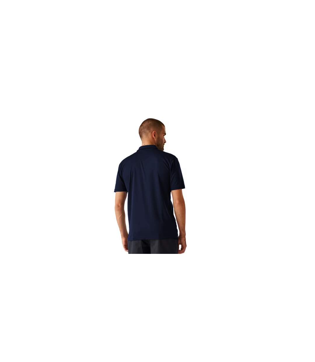 Polo Manches Courtes Motif/style Uni Homme Bleu Marine Regatta Professional-1