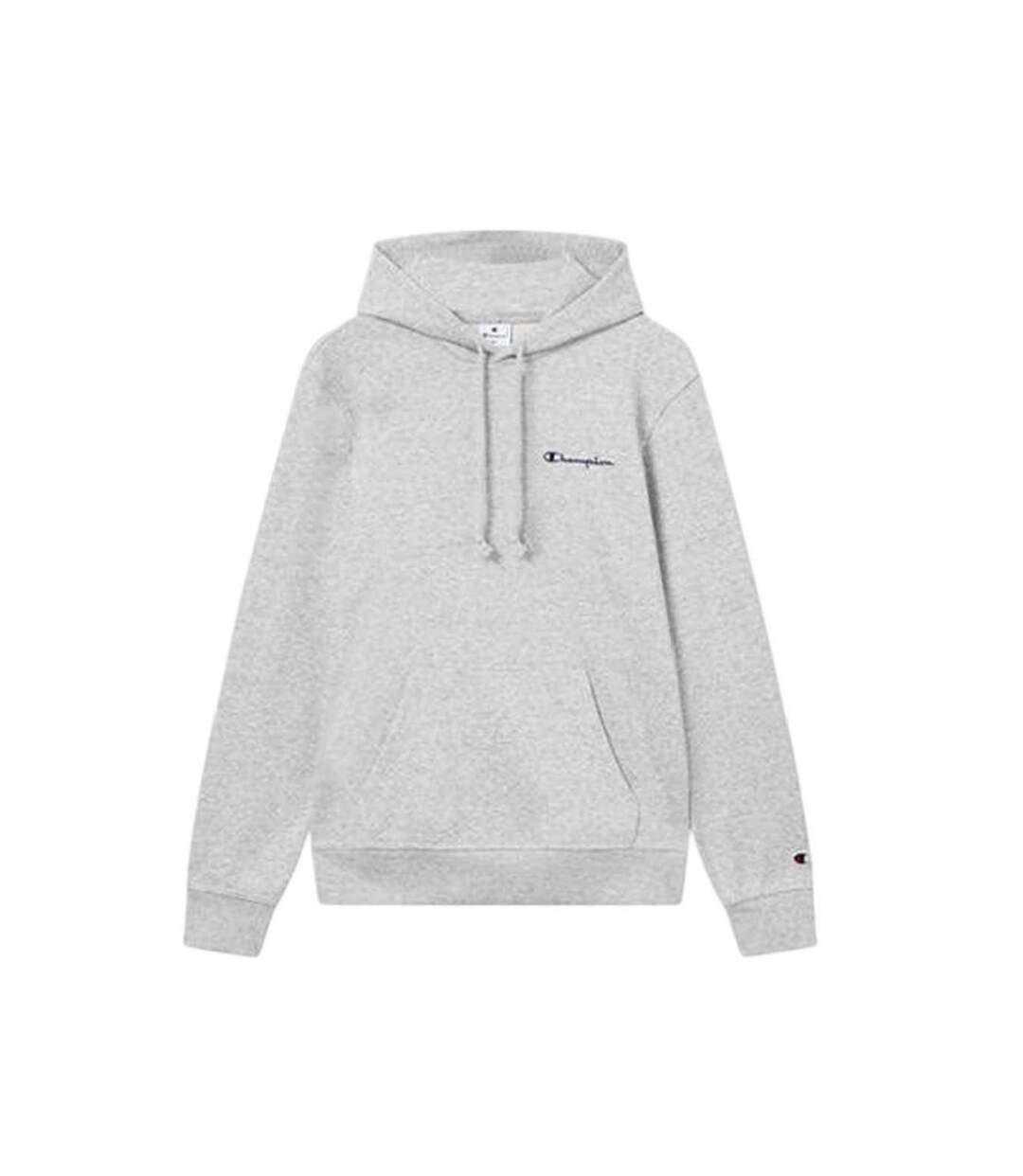 Mens Fleece Hoodie Grey Champion-1