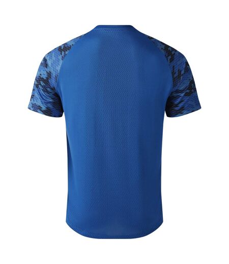 Mens Pro Training Graphic Camo Jersey Classic Blue Umbro