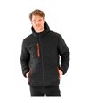 Result Genuine Recycled Mens Compass Padded Jacket (Black/Red)