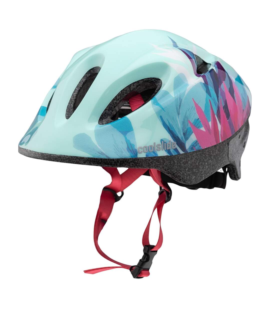 Casque swish enfant s turquoise / fuchsia pastel Coolslide-1