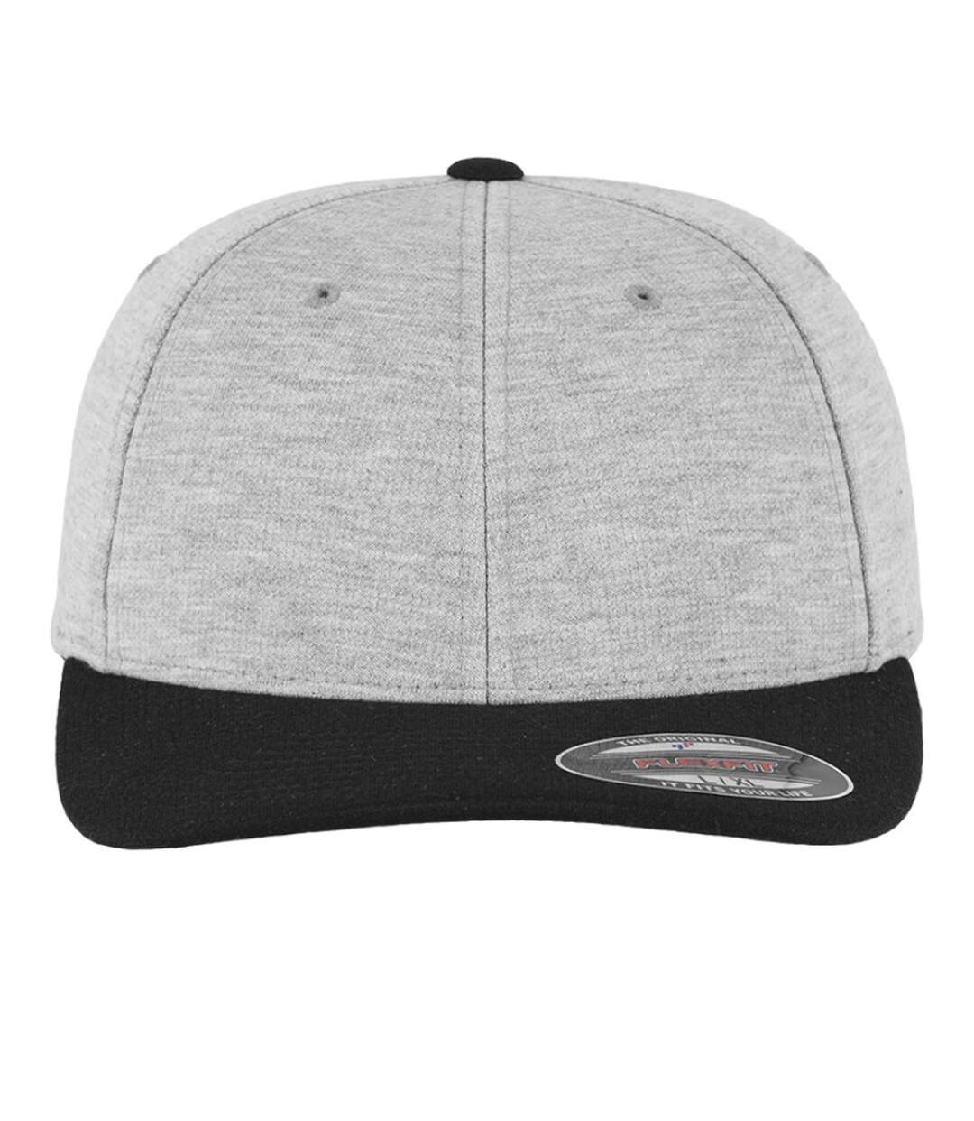 Casquette De Baseball Gris Noir Flexfit-1
