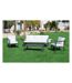 Salon de jardin détente luxe anthracite Acapulco Canapé 3 places + 2 fauteuils
