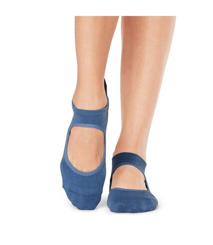 Chaussettes antidérapantes emma sapphire femme bleu Tavi Noir