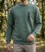 CHALLENGER GARRY5 — Sweat col rond kaki : le confort résistant au style aventurier-1
