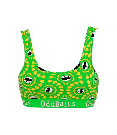 Brassière sour cream femme vert / jaune OddBalls