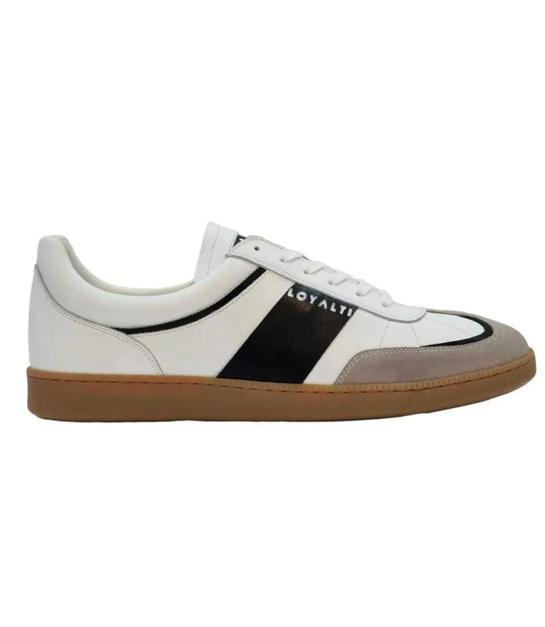 Baskets Kalle Homme Blanc Noir Loyalti-1