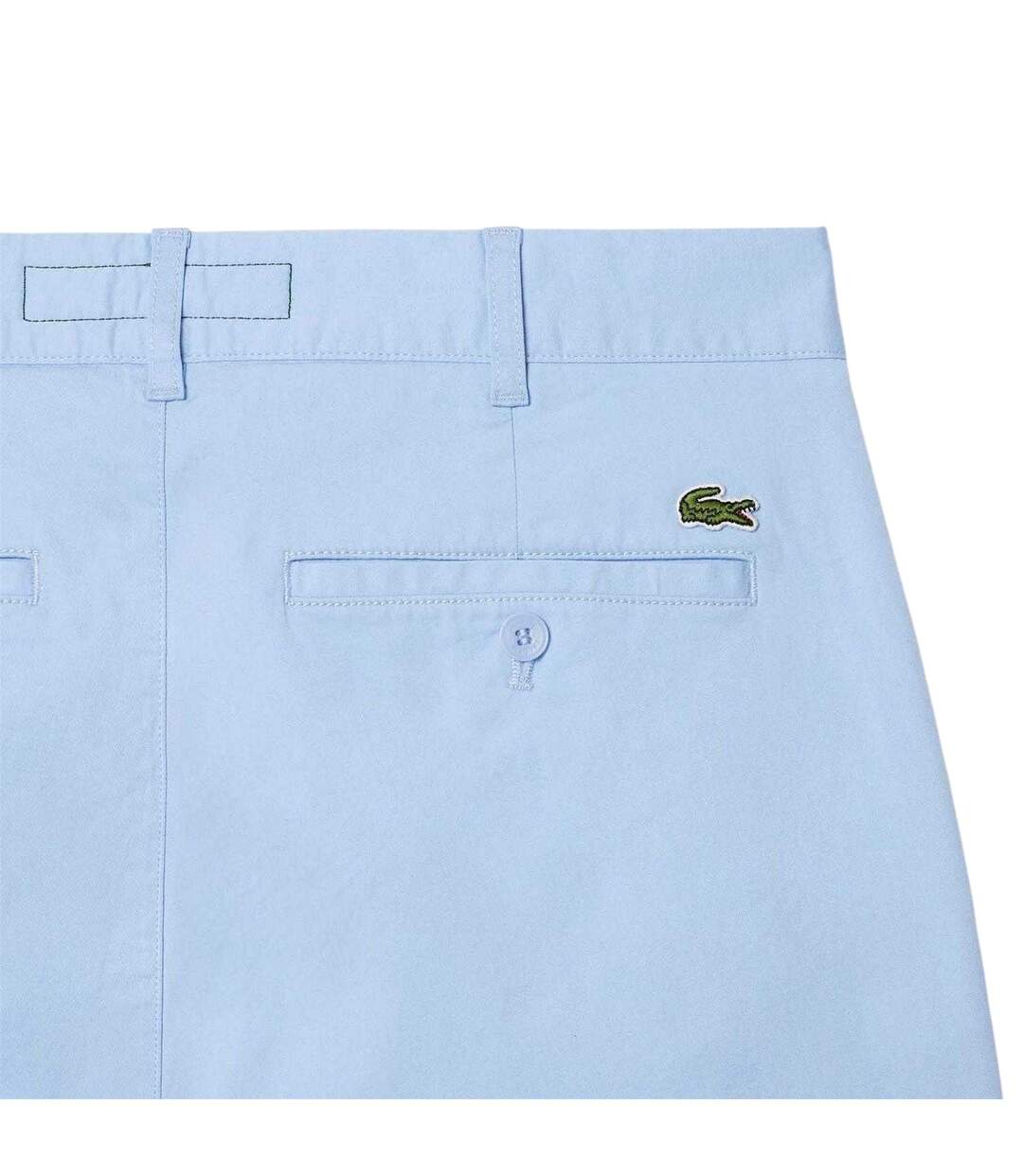 Mens Stretch Slim Trousers Blue Lacoste-3