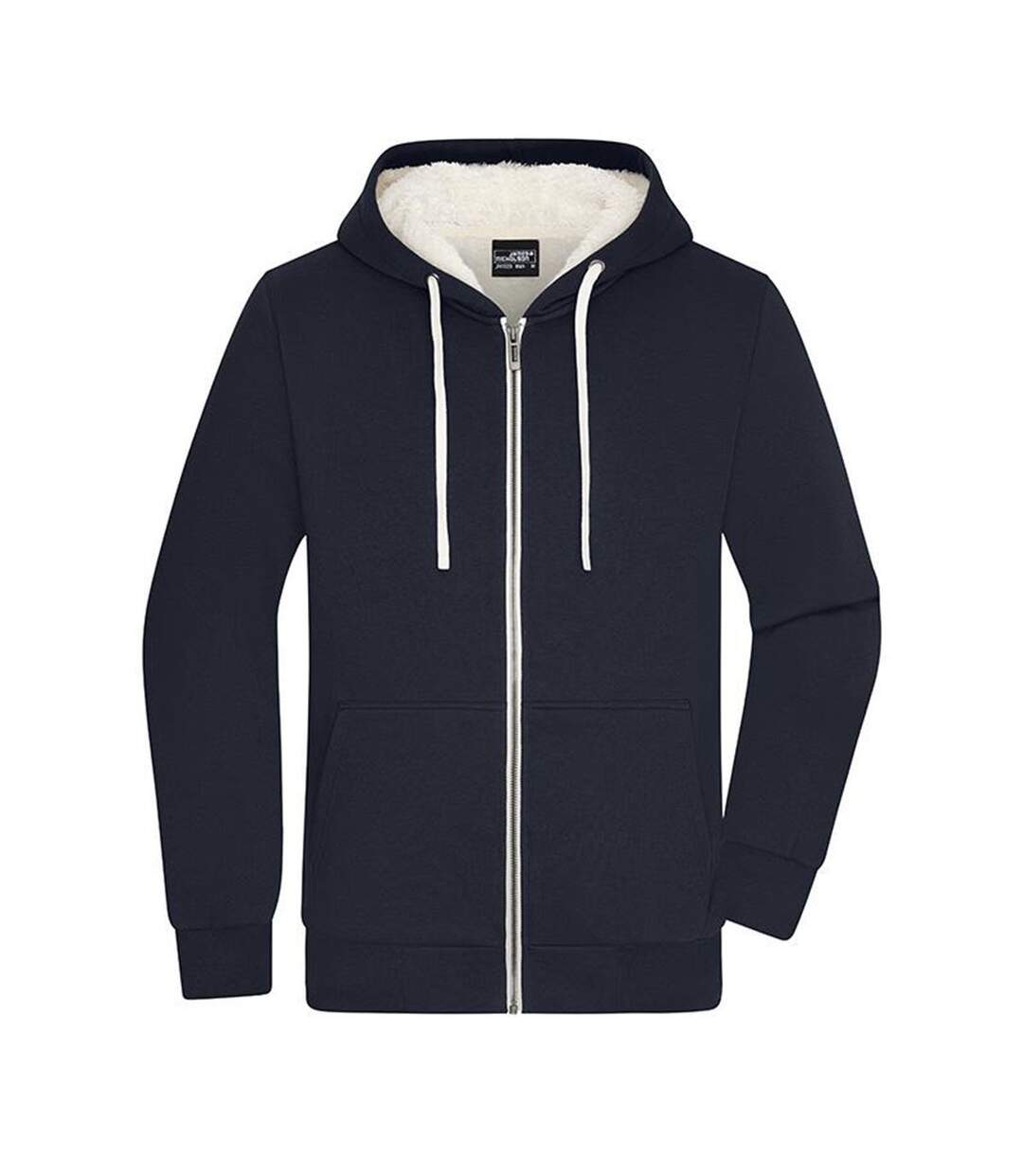 Gilet sweat sherpa - Homme - JN1320 - bleu marine-1