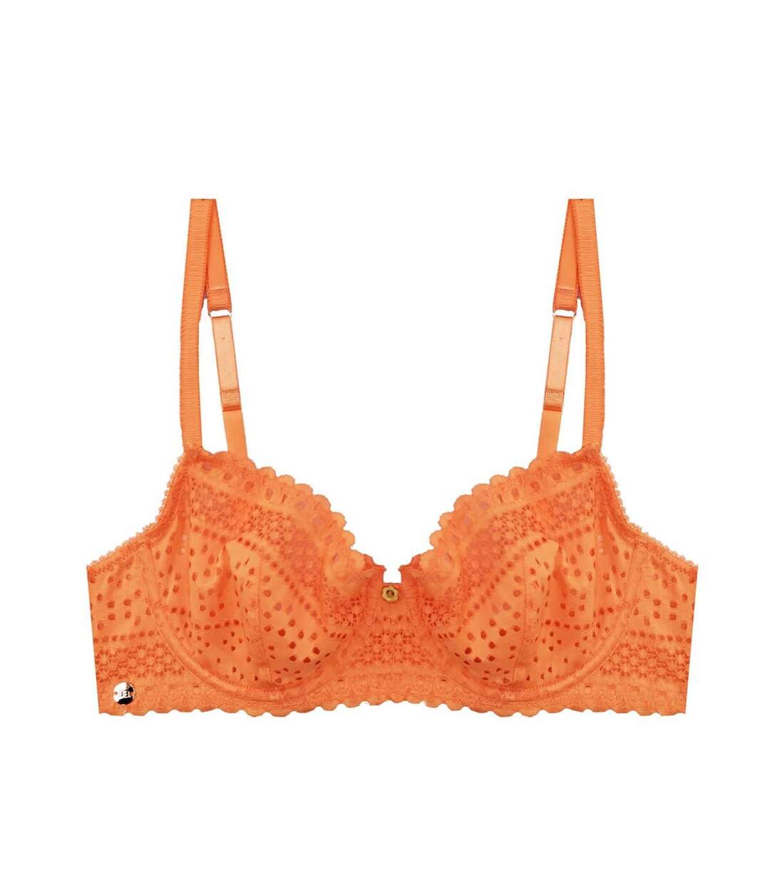 Soutien-gorge à armatures orange Tendance