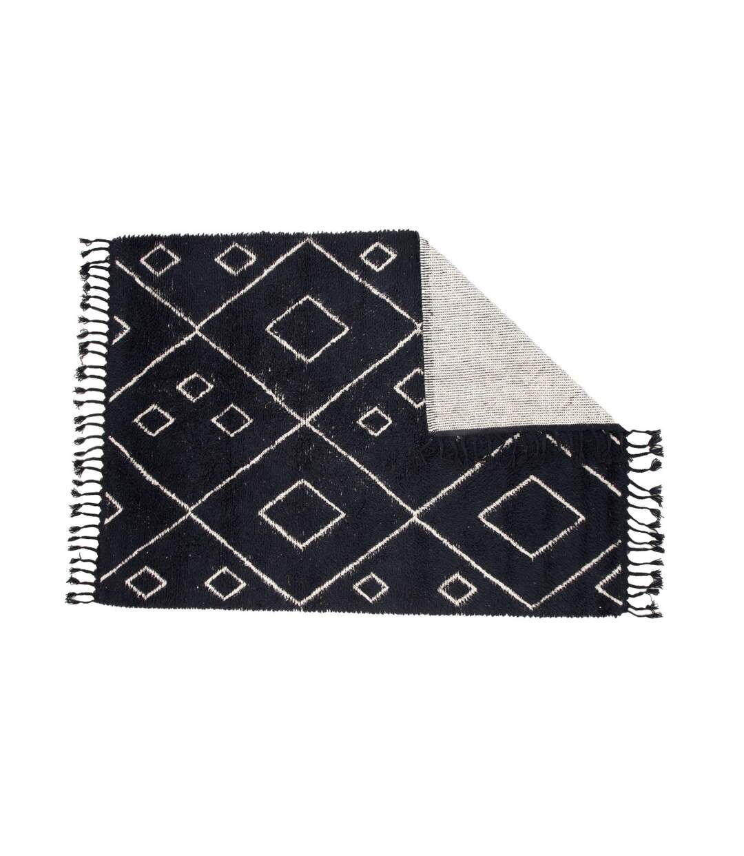 Tapis Déco en Laine David 252x350cm Noir-2