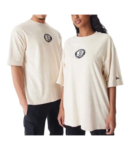 T-Shirt beige mixte new era bronet - l