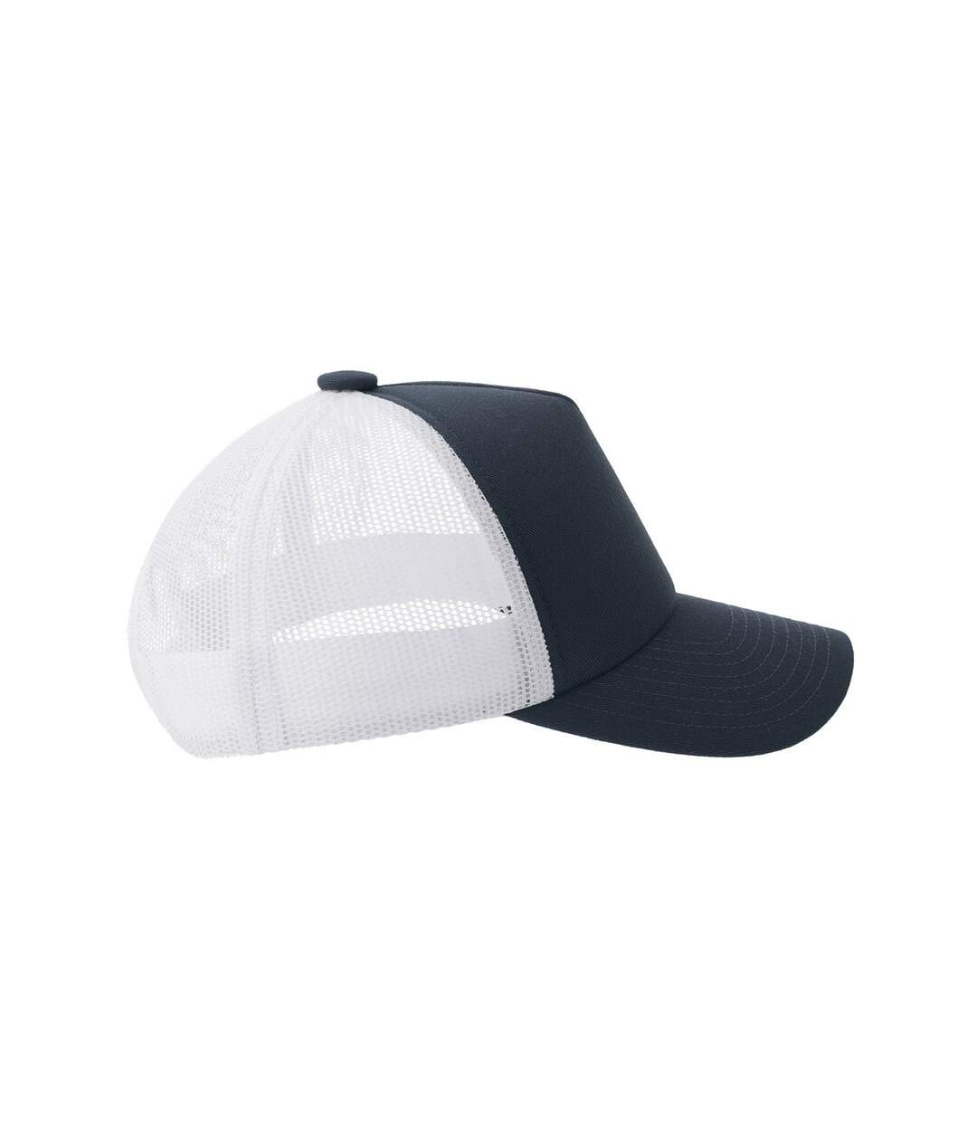 Casquette Trucker Motif/style 5 Panneaux Record-s Adulte Bleu Marine Atlantis Headwear-3