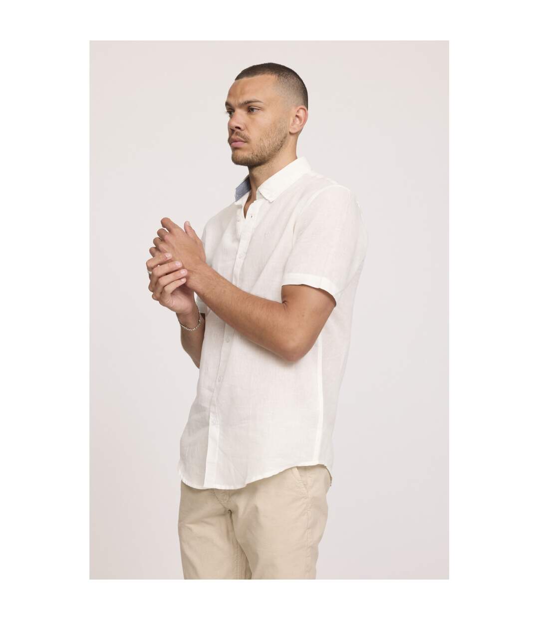 Chemise manches courtes coton regular DULIN-3