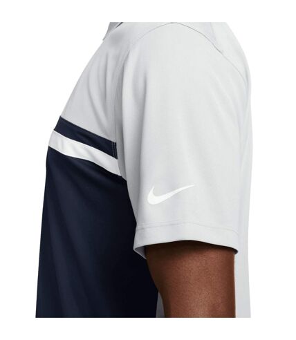 Nike Mens Victory Dri-FIT Golf Polo Shirt (Light Smoke Grey/Obsidian Blue) - UTBC5475