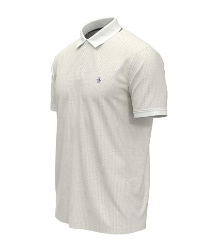 Polo Motif/style À Pois Homme Blanc Vif Original Penguin
