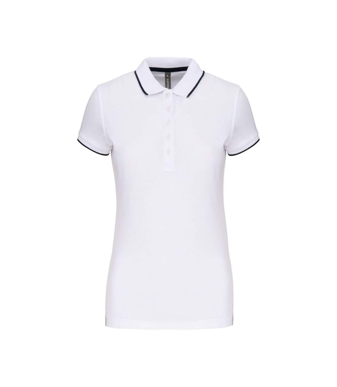 Polo manches courtes - Femme - K252 - blanc - navy