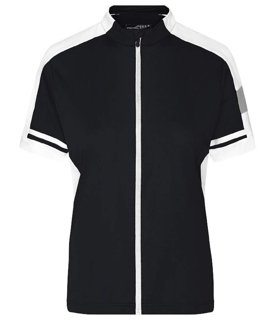 maillot cycliste zippé FEMME JN453 - noir-1